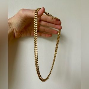 Vintage Monet Curb Chain Necklace